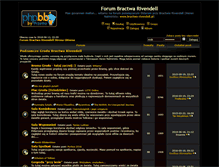 Tablet Screenshot of forum.bractwo-rivendell.pl